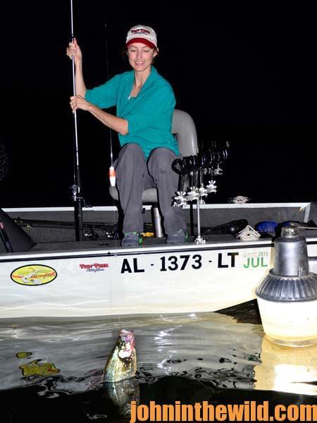 Learn to Fish the Right Place and Use Lights to Catch Crappie Night 3