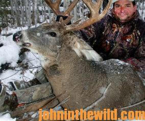Bucky Hauser with a big Canada buck
