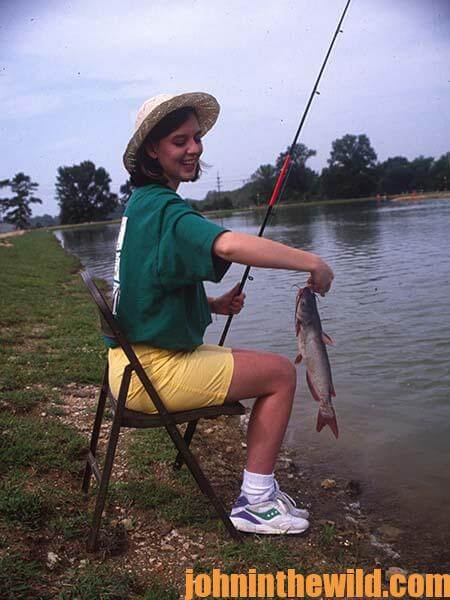 Tricks to Using Set Poles for Catching Creekbank Catfish - John In