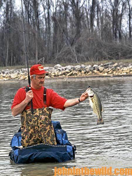 What Tackle You Need to Belly Boat Fish for Bass - John In The