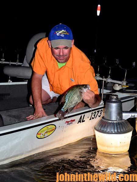 Learn to Fish the Right Place and Use Lights to Catch Crappie Night 4
