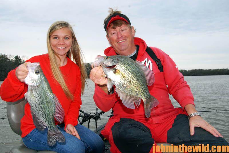 How to Catch Wintertime Crappie with Whitey Outlaw - John In The