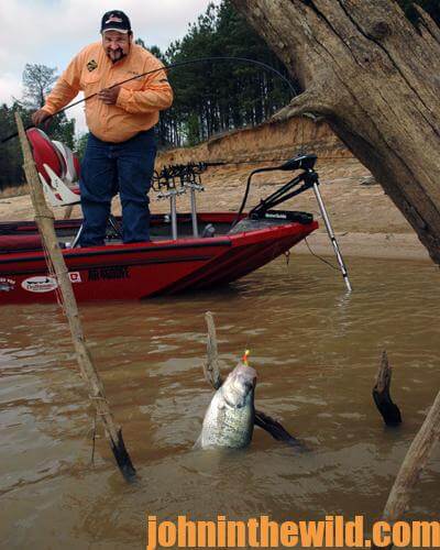 Learning Gary Brazeale's Jig poling Year-Round Crappie Tactics