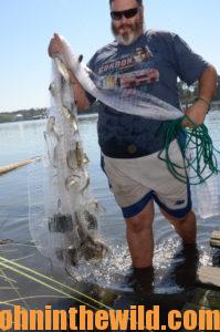 Use Cast Nets to Catch Bait and Fish for Fun and Money Day 2: Steve Hesse –  Builder of Cast Nets to Catch Bait and Fish for Survival and to Make Money 