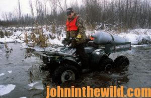 Bucky Hauser braves the Canada cold weather