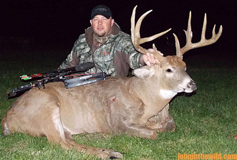 Buck Hauser with a big buck
