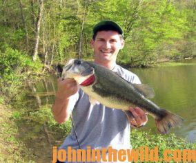 Fisherman displays his fish