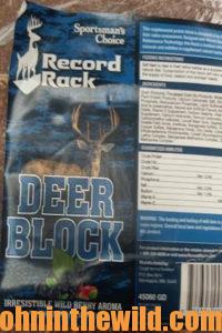 Sportsman's Choice Deer Block in Irresistible Wild Berry Aroma packaging