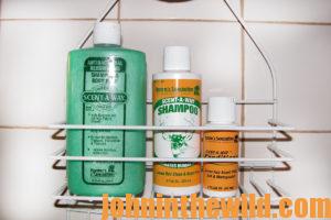 Scent-Away body soap, shampoo, and conditioner