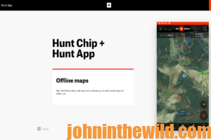 A image of a hunting app