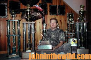 A hunter with his trophies