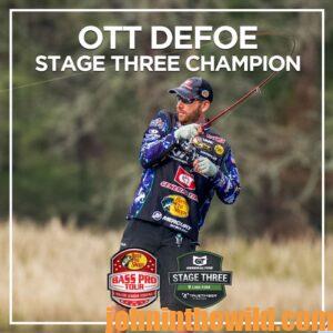 Ott Defoe casts for fish