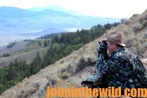 Karl Badger of Utah while mule deer hunting