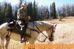 Karl Badger of Utah on a horse