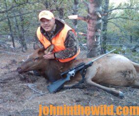 Mike Lee with an elk