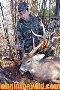 Rick Clunn with a trophy deer