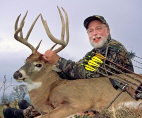 Jim Crumley and a trophy deer