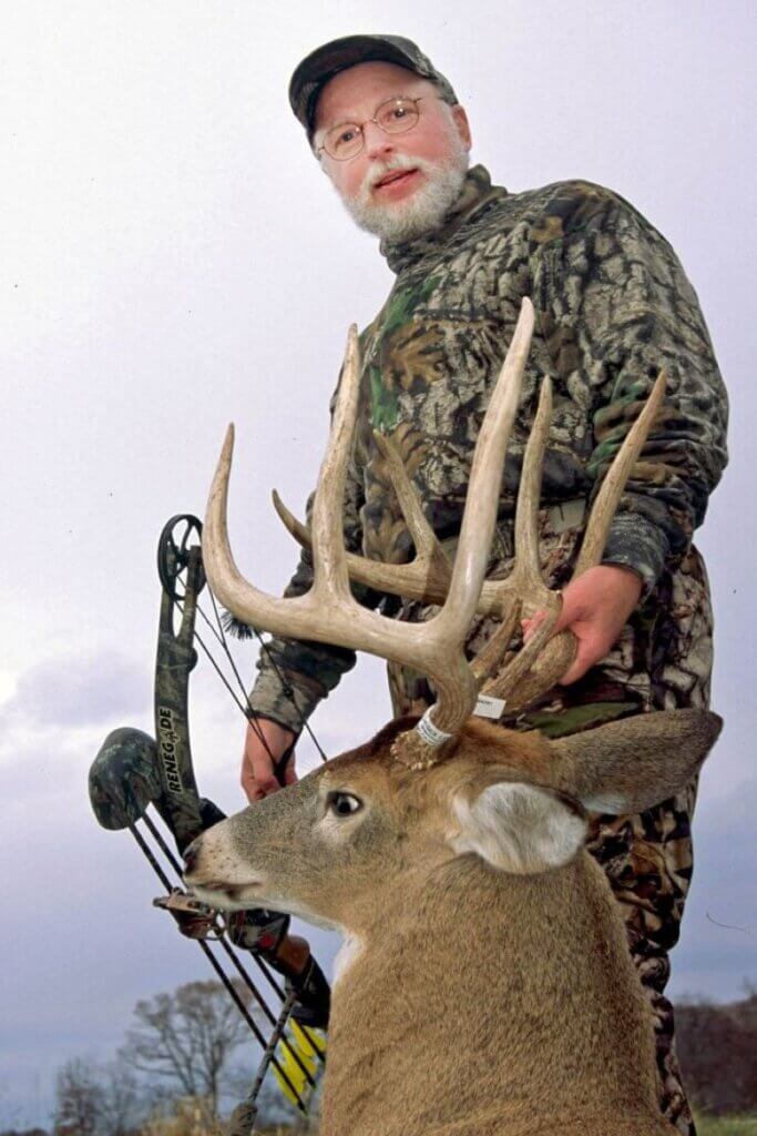 Jim Crumley and a trophy deer