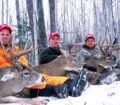 Deer hunters and their trophies