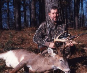 Dr. Robert Sheppard with his trophy deer