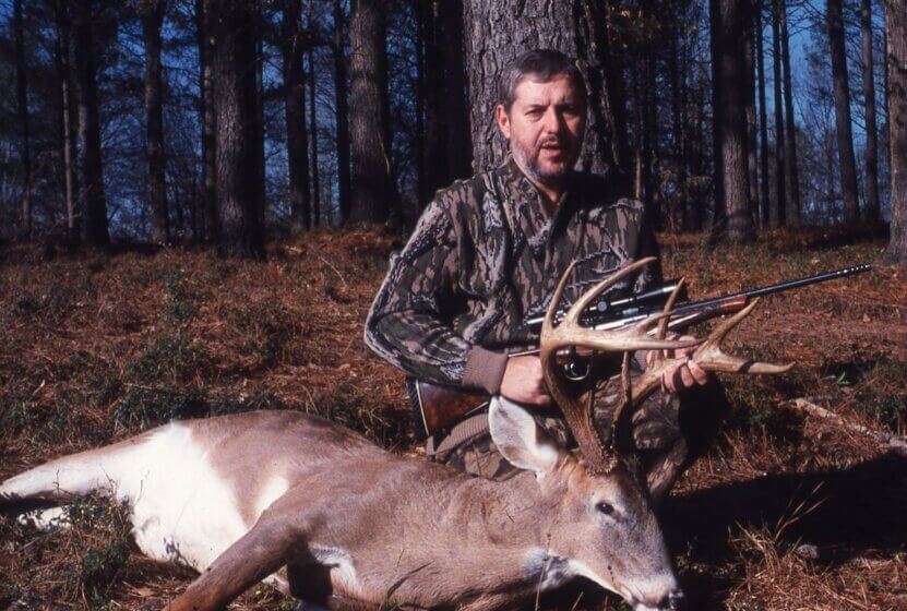 Dr. Robert Sheppard with his trophy deer