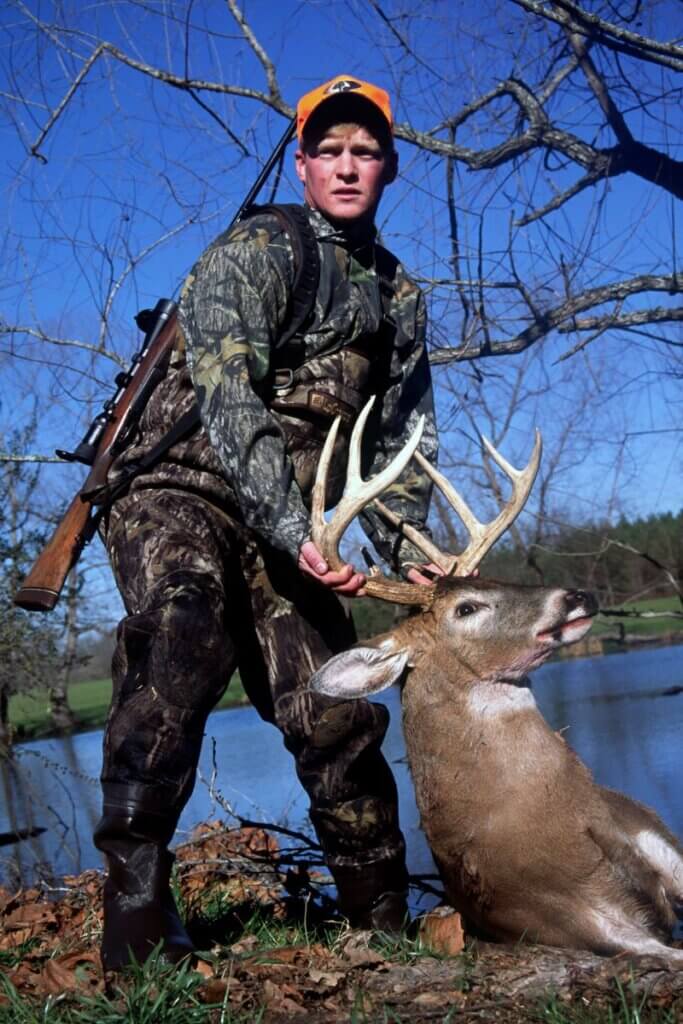 Ronnie Groom and his trophy buck