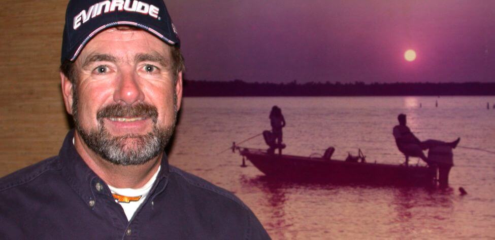 Larry Nixon and sunset fishing photo