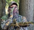 Rifle turkey hunter calling