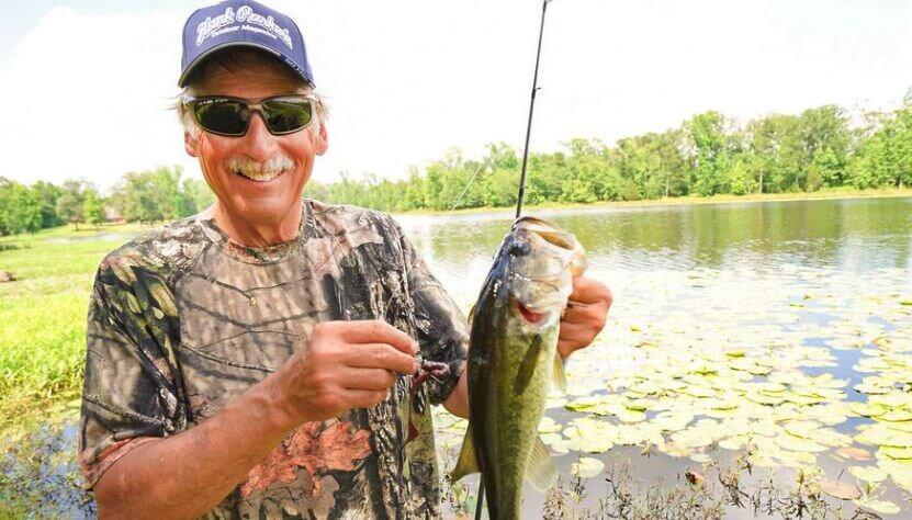 Hank Parker with a trophy bass