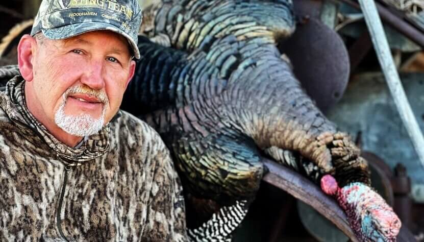 Mike Pentecost and his turkey trophy