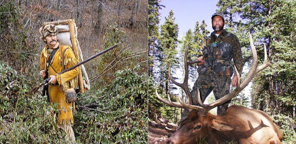 Elk hunters hunting