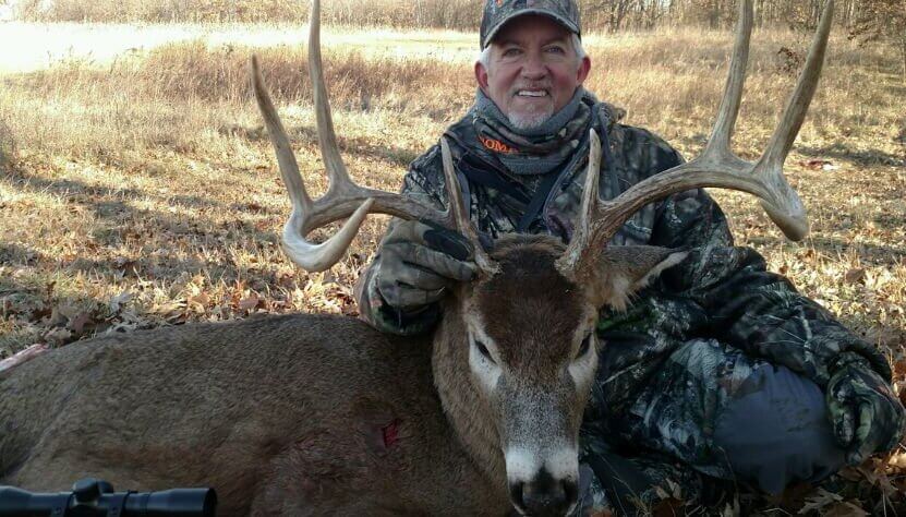 Deer hunter and their trophy
