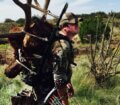 Elk hunter with his trophy