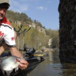 Catching Springtime Bank Bound Crappie Day 1: Fishing for Springtime Discharge Crappie